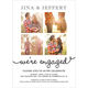 White Our Love Story Engagement Invitations Image 4 of 5